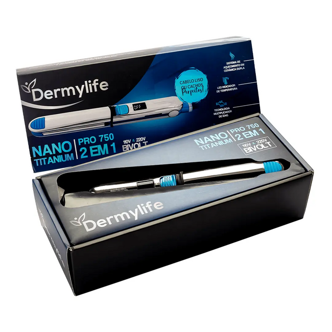 Chapinha Nano titanium Pro750  - Profissional - 2 em 1 - Original