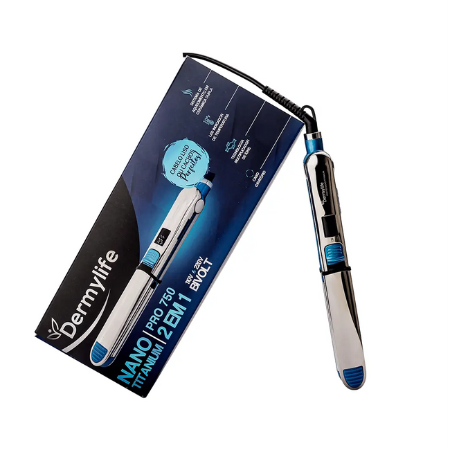 Chapinha Nano titanium Pro750  - Profissional - 2 em 1 - Original