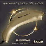Photon Lizze Supreme - Lancamento Lizze 2020 -  (3 cores de led) - Fortalece, Cresce, Renova, Trata e Acelera