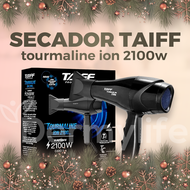 Secador de Cabelo Taiff New Tourmaline Ion 2100W